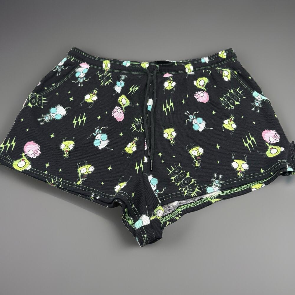 Invader Zim Allover Print Thermal Lounge Shorts Size X-LARGE New